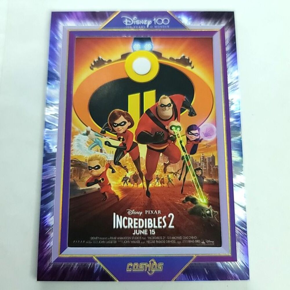 Incredibles 2 2023 Kakawow Cosmos Disney 100 All Star Movie Poster 022/288